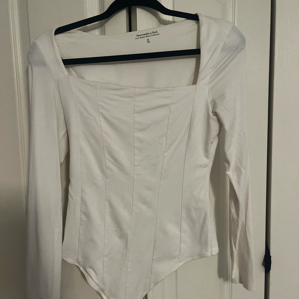 Abercrombie & Fitch Off-White Women's Bodysuit